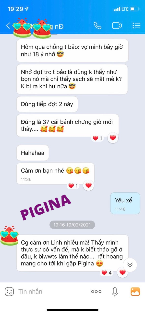 Viên đặt pigina (18 viên)